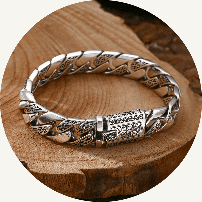 925 Sterling Silver - Tangcao Pattern