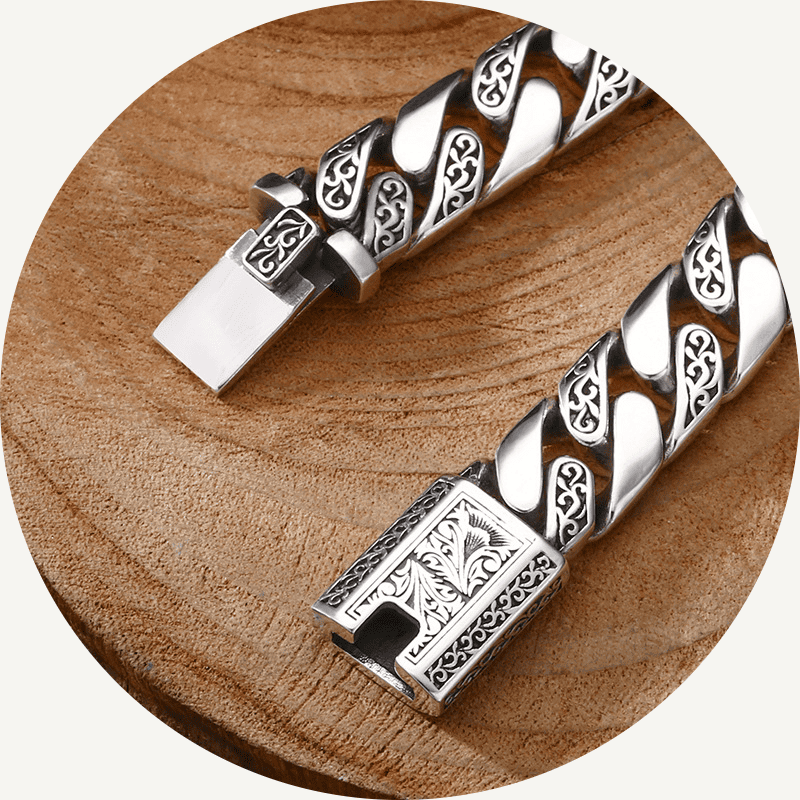925 Sterling Silver - Tangcao Pattern