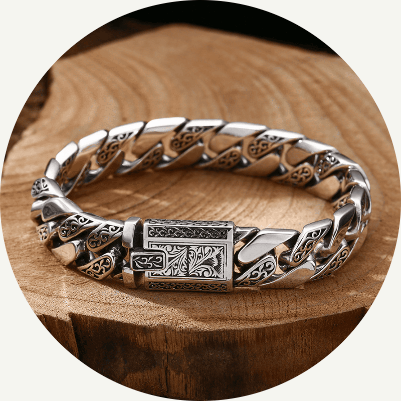 925 Sterling Silver - Tangcao Pattern